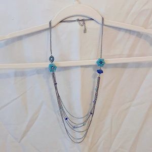 Long Multistrand Necklace